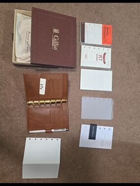 Gillio Pocket Slim Compagna Cover ~ Toscana Gold Leather + inserts/dividers